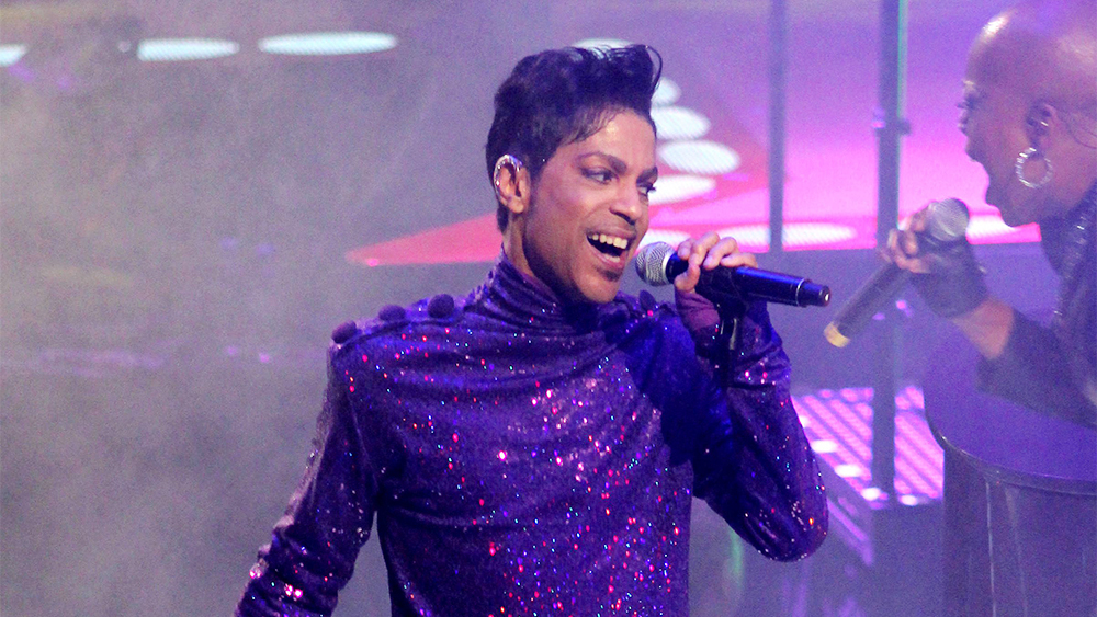 'EDITORIAL USE ONLY' Mandatory Credit: Photo by REX/Shutterstock (1273787av) Prince Prince in concert, Welcome To America Tour, Madison Square Garden, New York, America - 18 Jan 2011